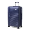Valigia trolley grande rigida blu da con 4 ruote Romeo Gigli Milano