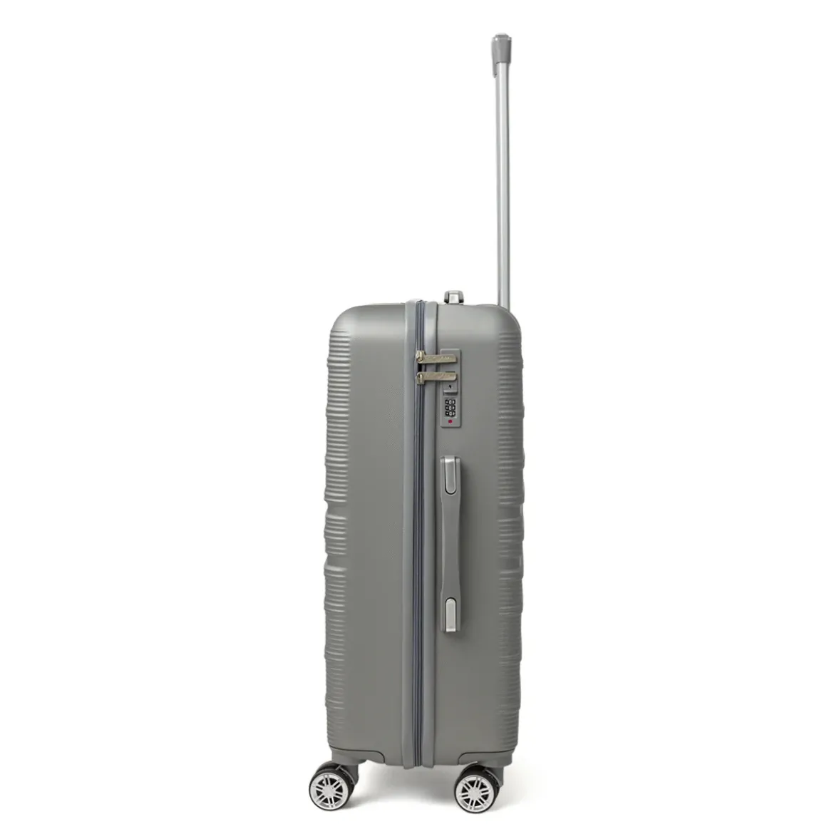 Valigia trolley medio rigida argento in ABS Romeo Gigli Milano