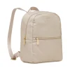 Zaino da Donna Beige in tessuto tecnico con zip oro Dimensione Danza