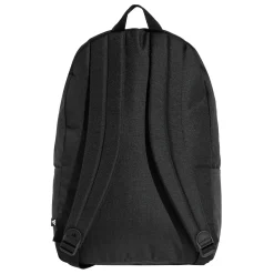 Zaino nero con logo oro e numerose tasche adidas