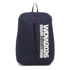 Zaino sportivo blu da Uomo con tasca e stampa WDW 2026 Ducati
