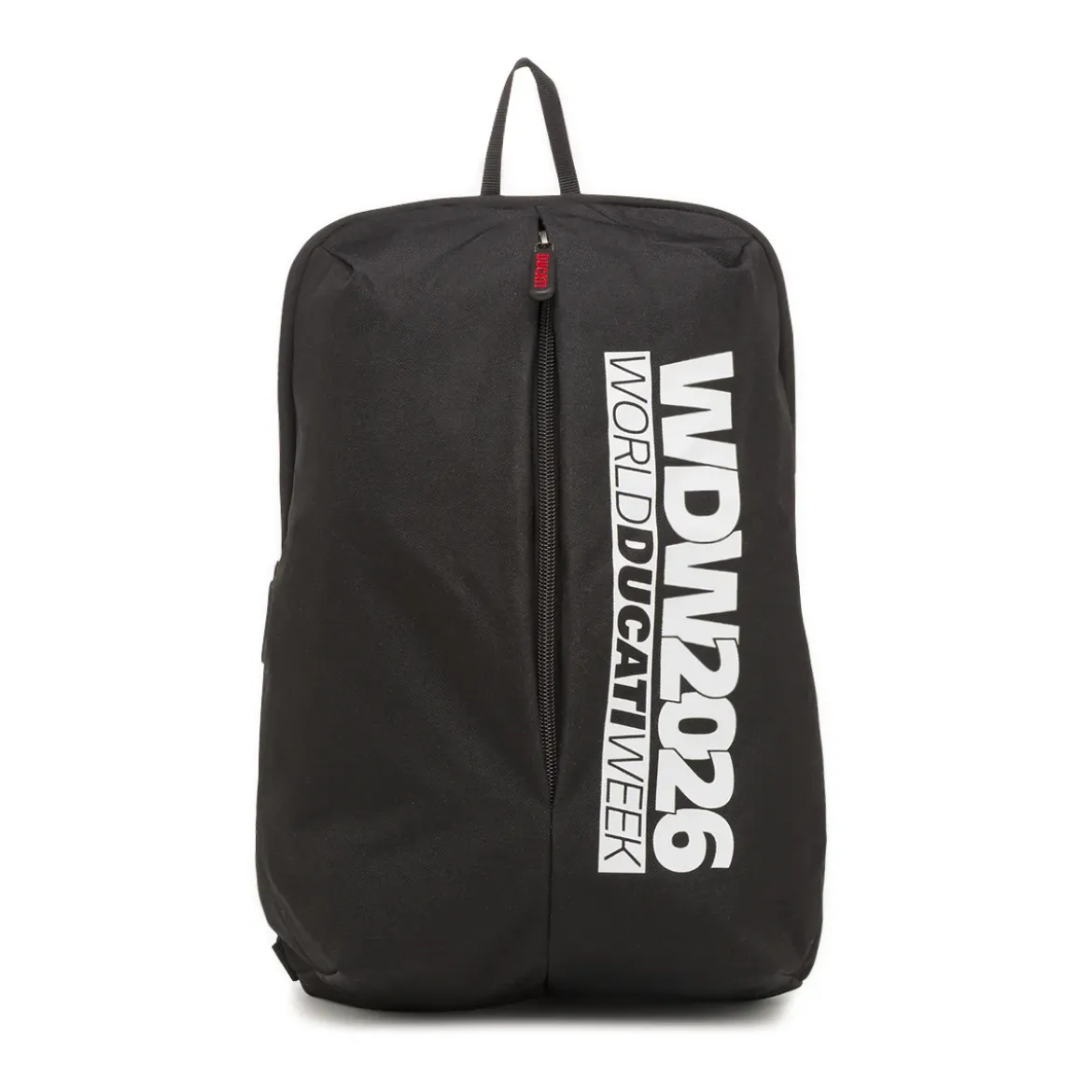 Zaino sportivo nero da Uomo con maxi stampa WDW 2026 Ducati