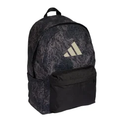 Zaino sportivo unisex adidas nero con stampa camouflage e logo