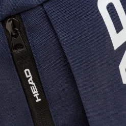 Zaino sportivo Unisex blu navy con tasca e logo bianco Head